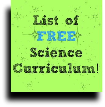 List of FREE Science Curriculum