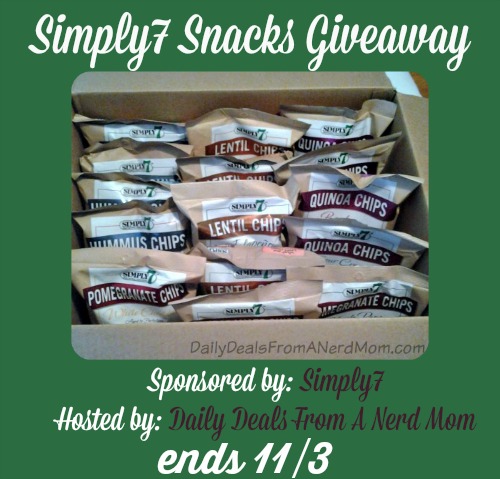 Simply7 Snacks Giveaway {ends 11/3}