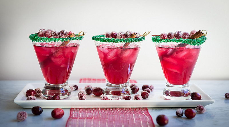 Bare Spiced Cranberry Margaritas Recipe