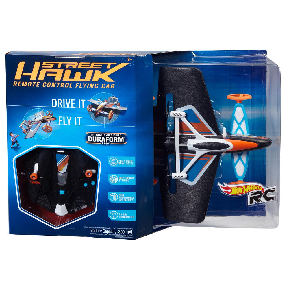 Hot Wheels Street Hawk Remote Control Flying Car Review