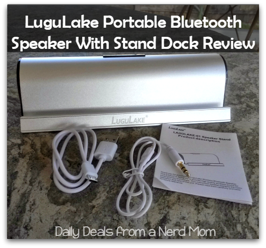 LuguLake Portable Bluetooth Speaker With Stand Dock Review