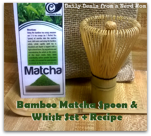 Bamboo Matcha Spoon and Whisk Set + #Recipe