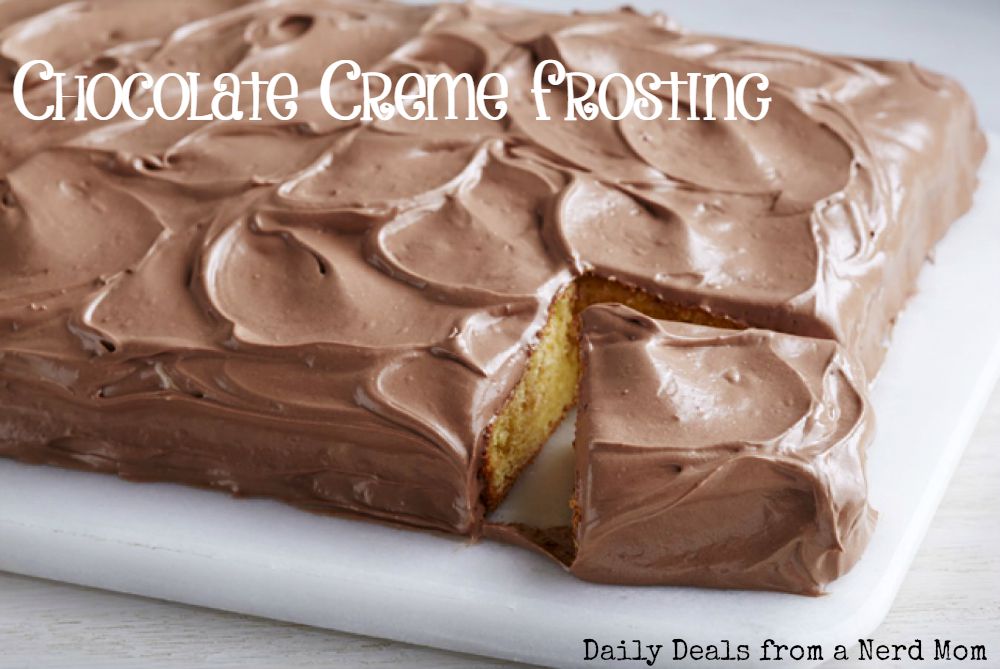 Chocolate Creme Frosting Recipe