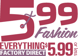 Affordable Clothing Under $6 from 599Fashion.com