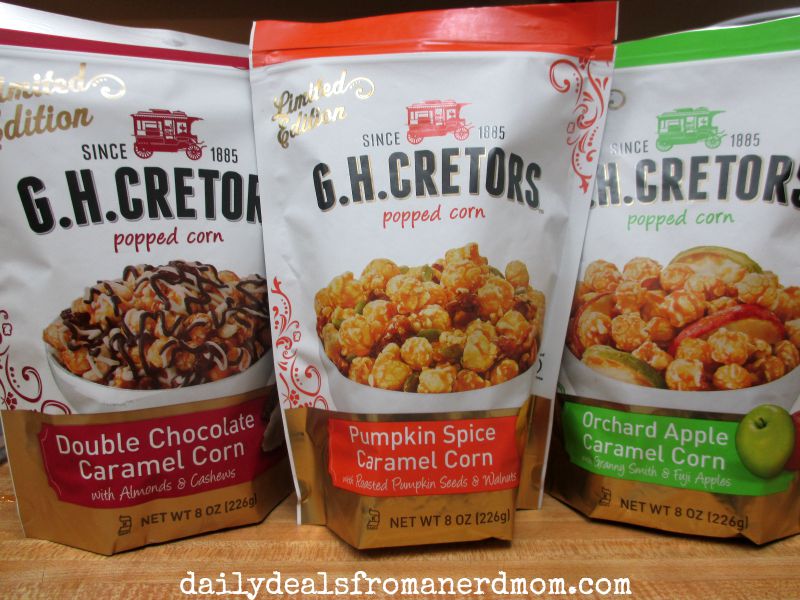 New Limited Edition Fall-Flavored Popcorns from GH Cretors‏
