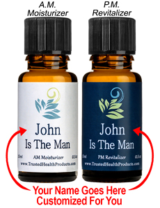 The Man A. M. Moisturizer and P. M. Revitalizer – for Men 