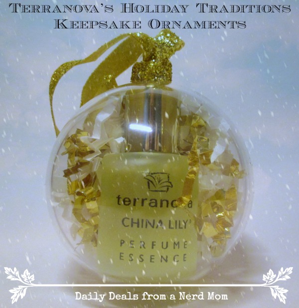 Holiday Traditions Keepsake Ornaments with Perfume Oil by Terranova