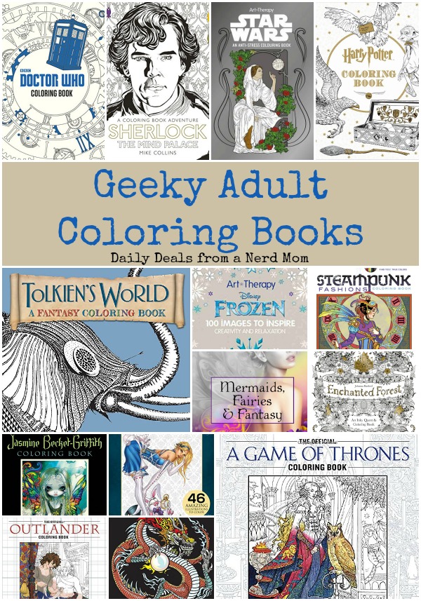 Geeky Adult Coloring Books