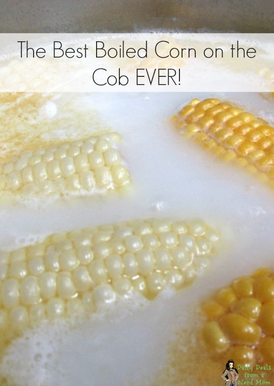 Best Boiled Corn on the Cob&nbsp;EVER