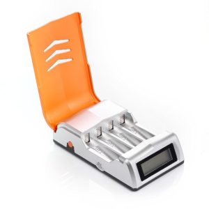LCD Quick Charger with Discharge Function for AA AAA Ni-MH Ni-CD Rechargeable Batteries