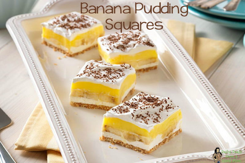 Banana Pudding Squares