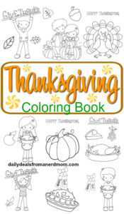 Free Printable Thanksgiving Coloring Book