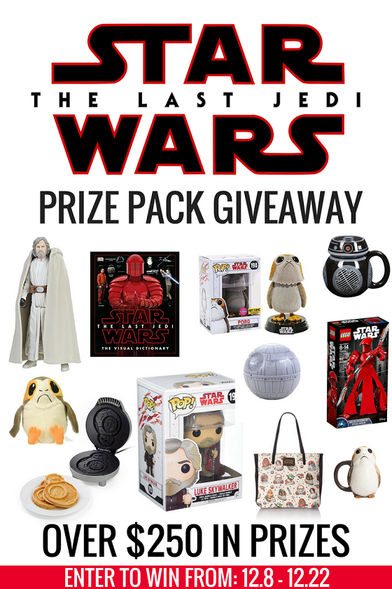 The Star Wars: The Last Jedi Prize Pack Giveaway {US, 12/22/17}