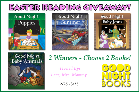 2 Winners! Good Night Books For Easter Reading Giveaway! {US, Ends 3/25/21}