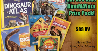 $83 Nat Geo Kids DinoMAYnia 6-Book Prize Pack Giveaway! {US/CAN 6/18/23}