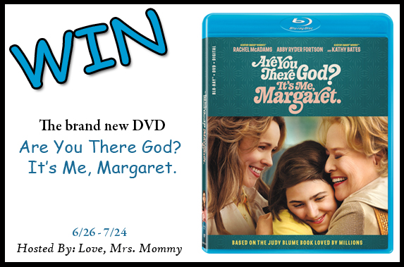 Are You There God? It’s Me, Margaret DVD Giveaway! {US, 7/24/23}